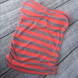 Strapless summer top